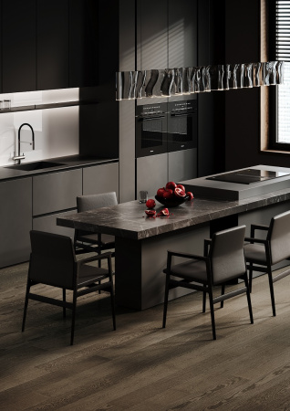 Кварцевый паркет Quartz Parquet Классик Дуб Амбарный 1258-04 5/0,6 мм